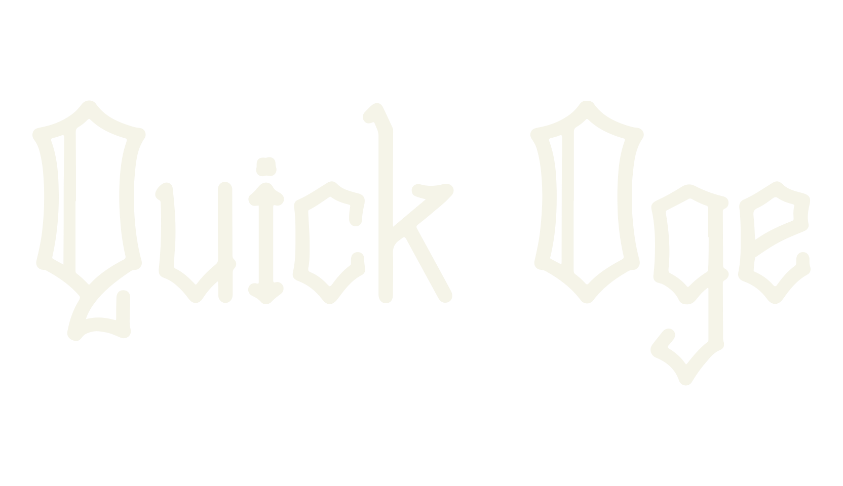 Quick Oge, tattoo font preview