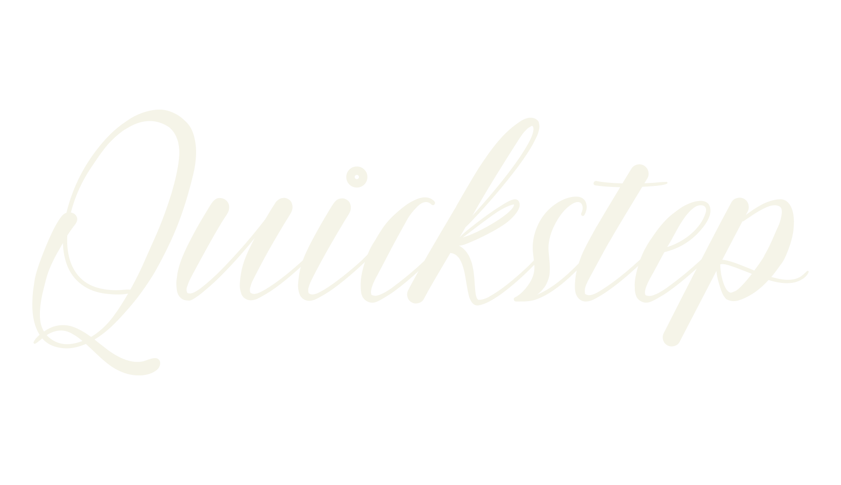 Quickstep, watermark font preview