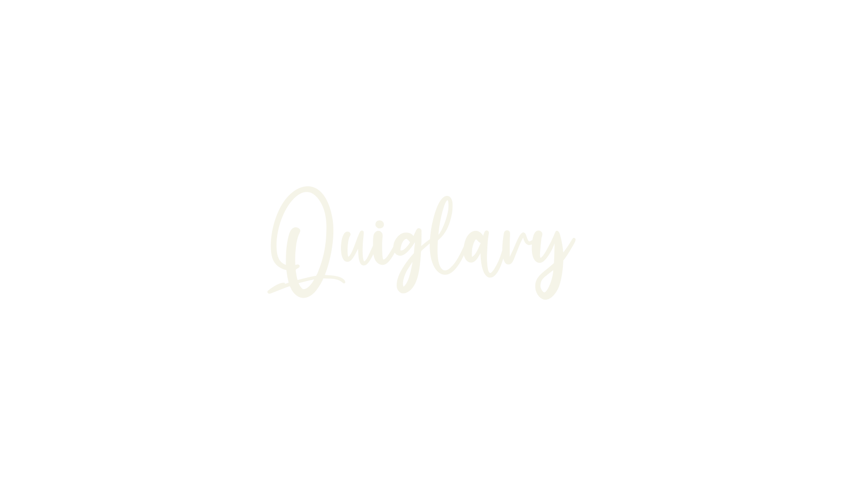 Quiglary, whimsical font preview