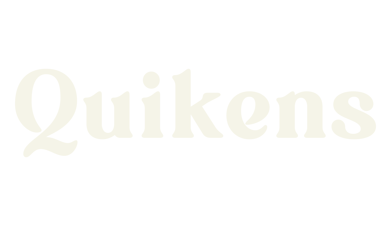 Quikens, bold font preview