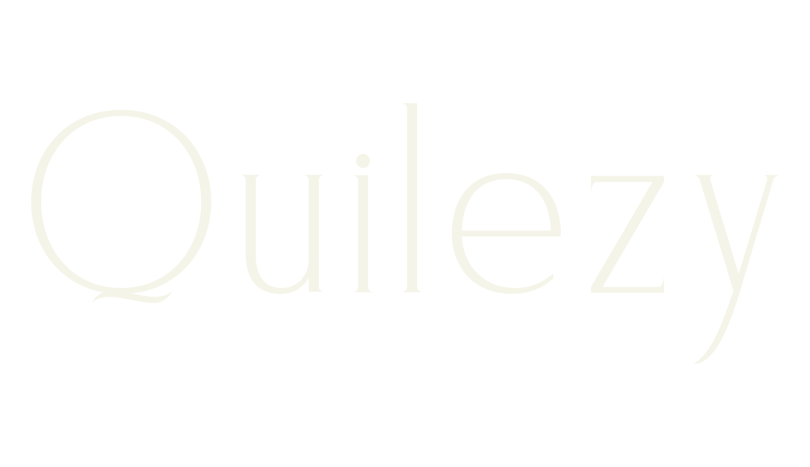 Quilezy, serif font preview