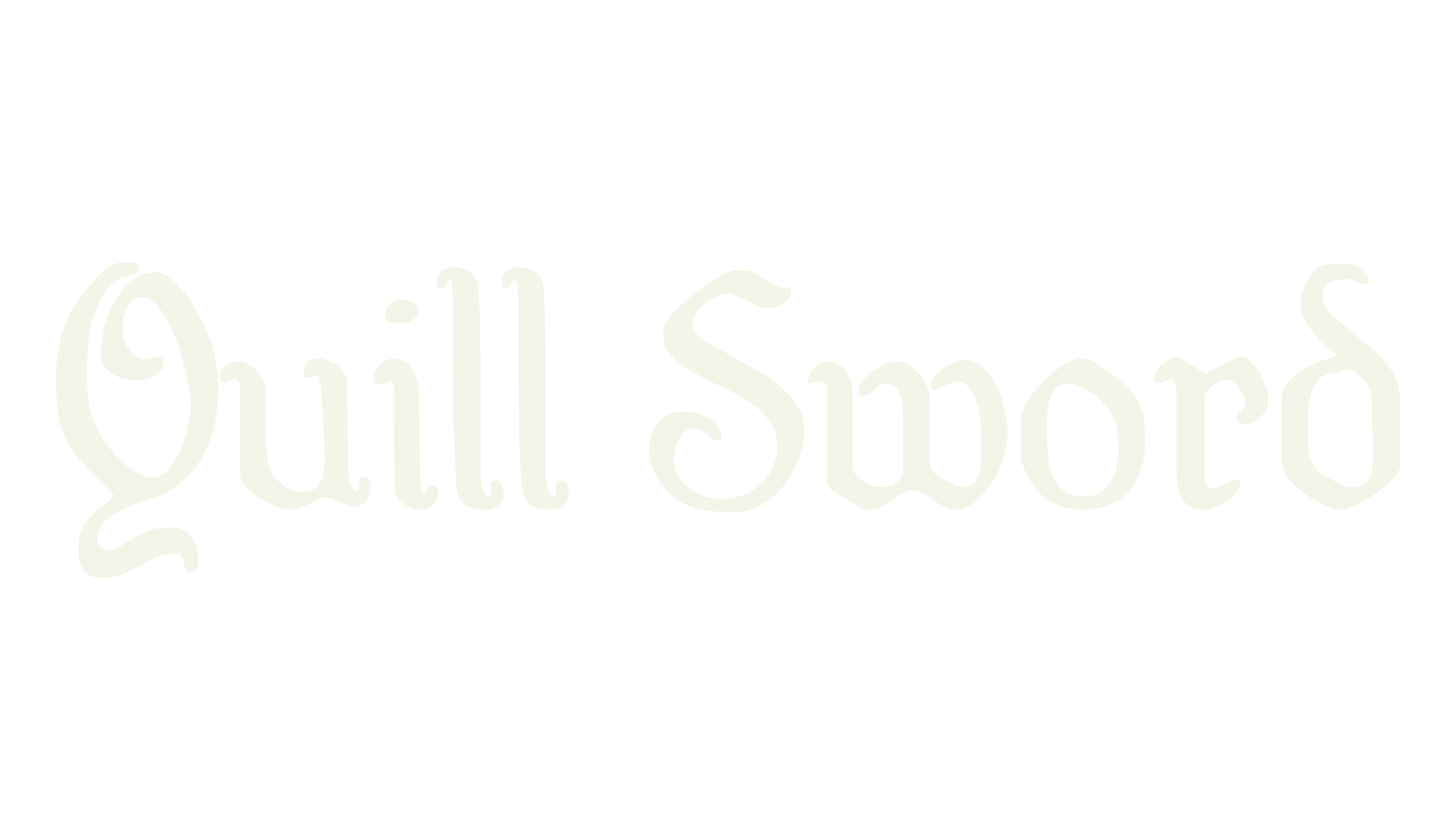 Quill Sword, fashion script font preview
