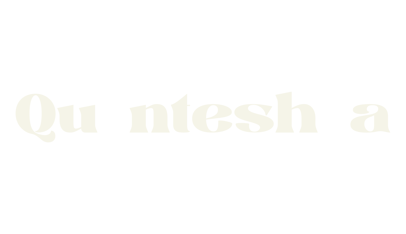 Quinteshia, bold font preview