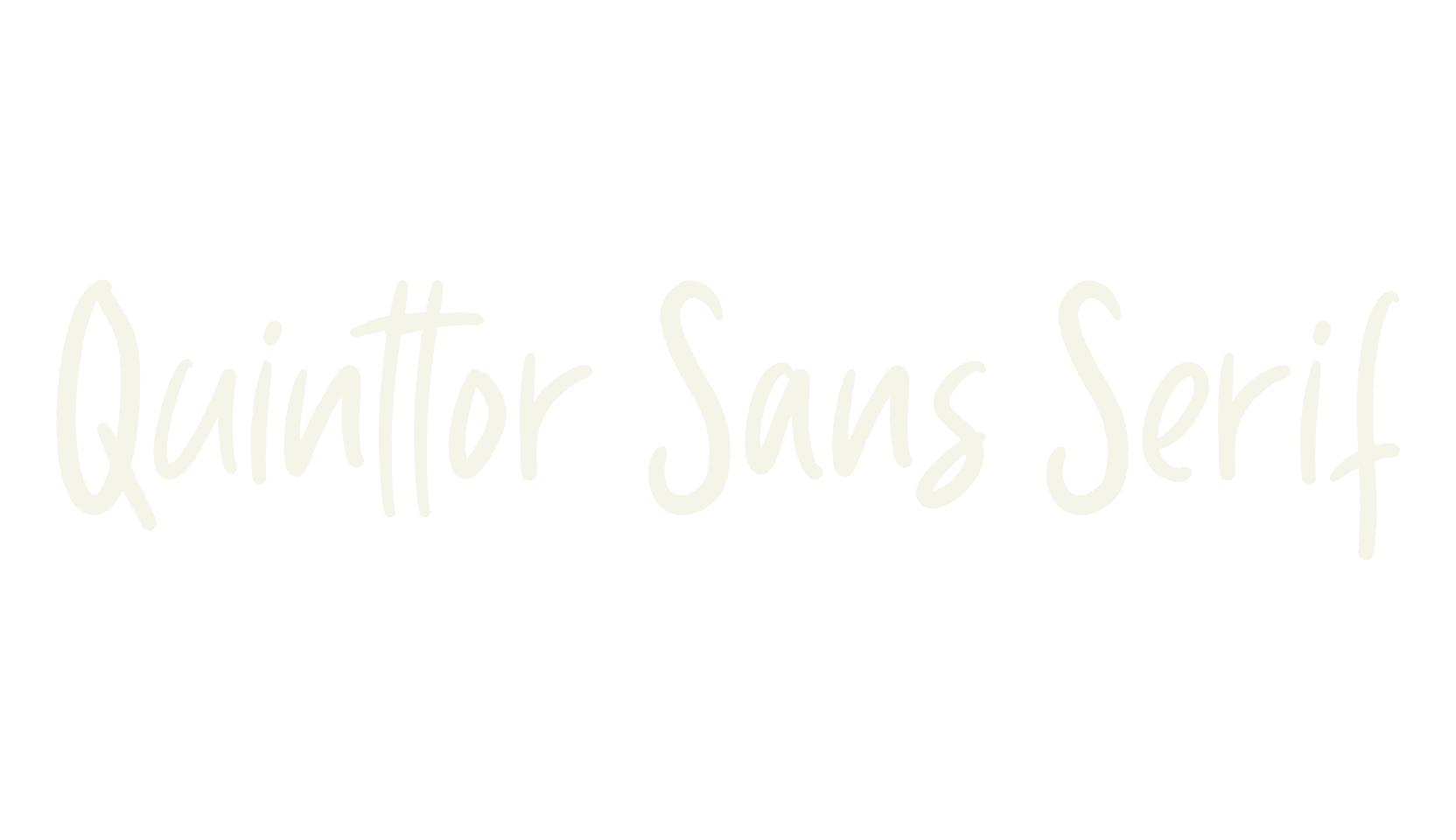 Quinttor Sans Serif, sans font preview
