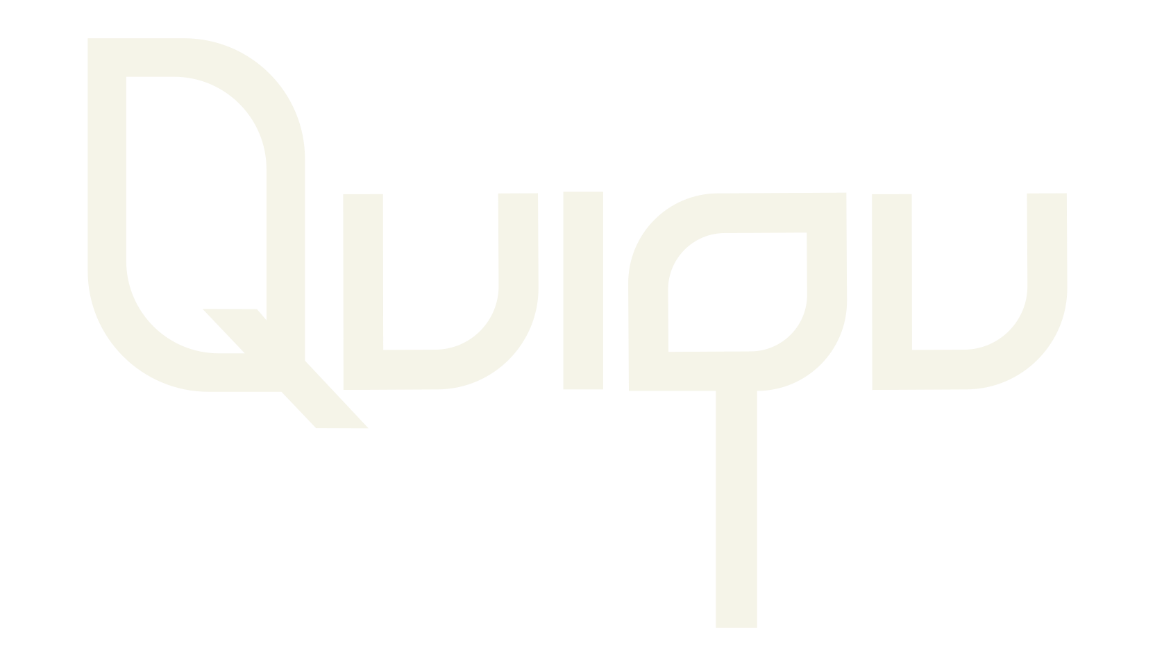 Quiqu, sci-fi font preview