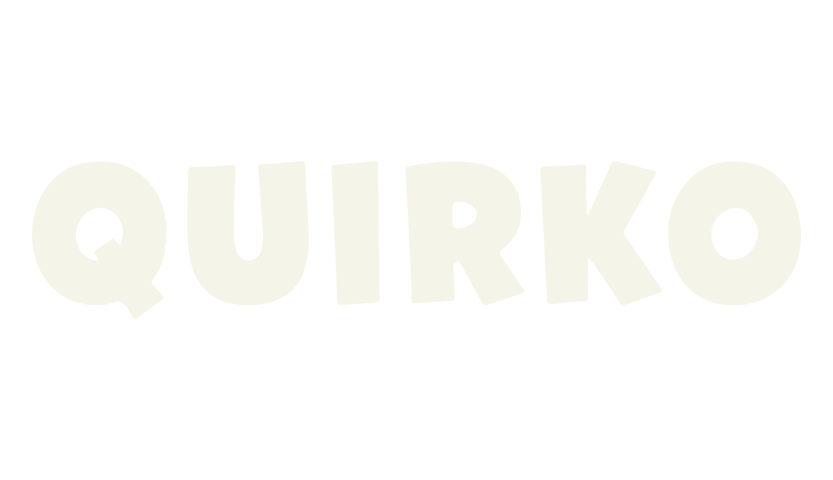 QUIRKO, thick font preview