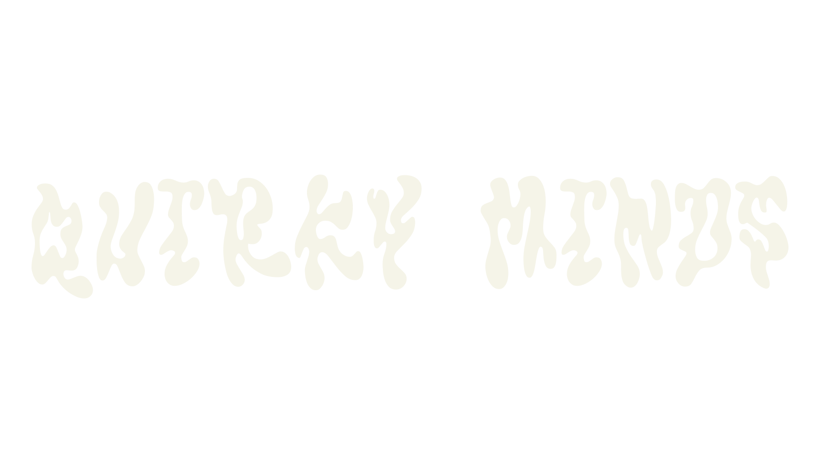 Quirky Minds, quirky font preview