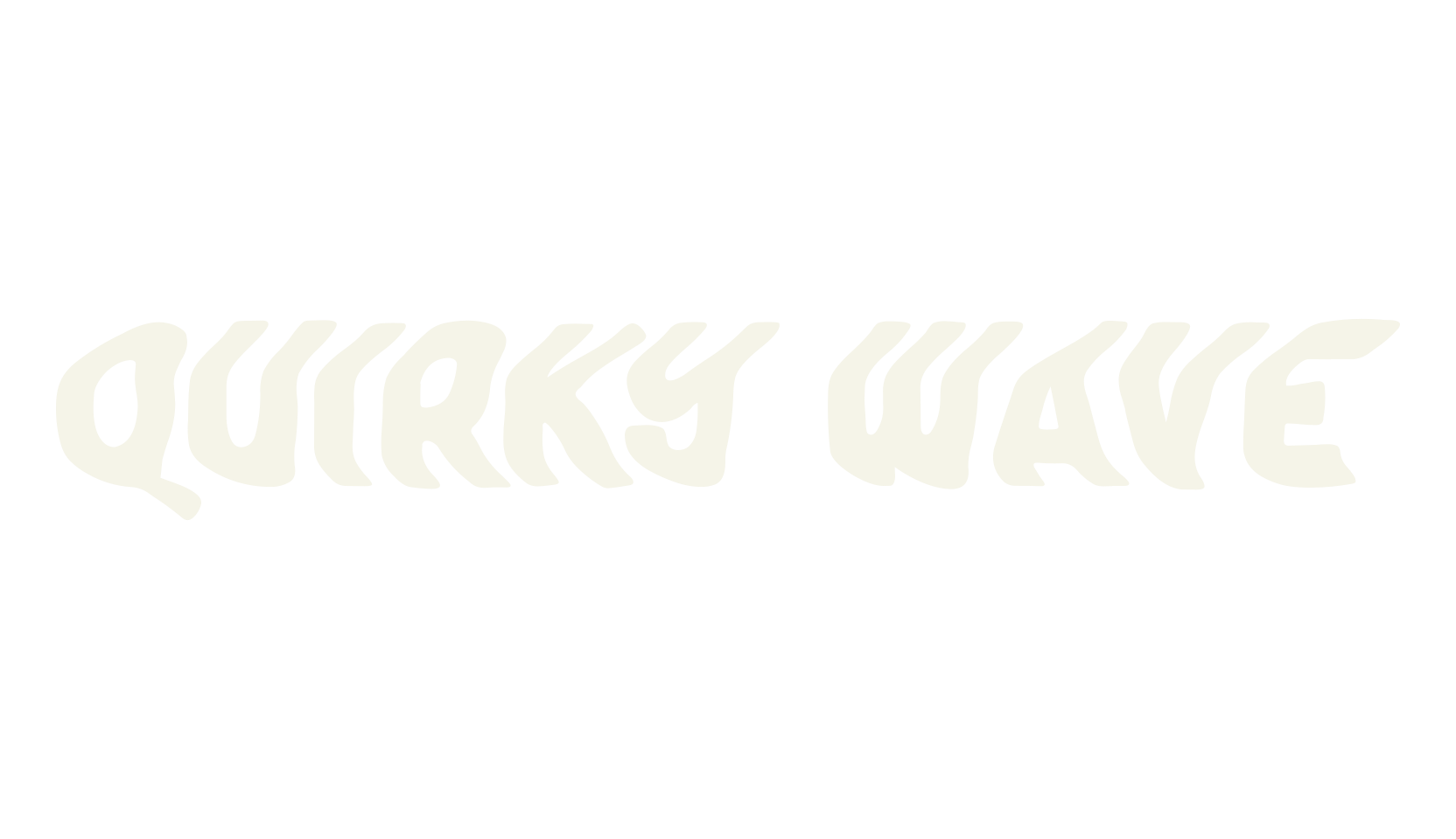 Quirky Wave, wavy font preview