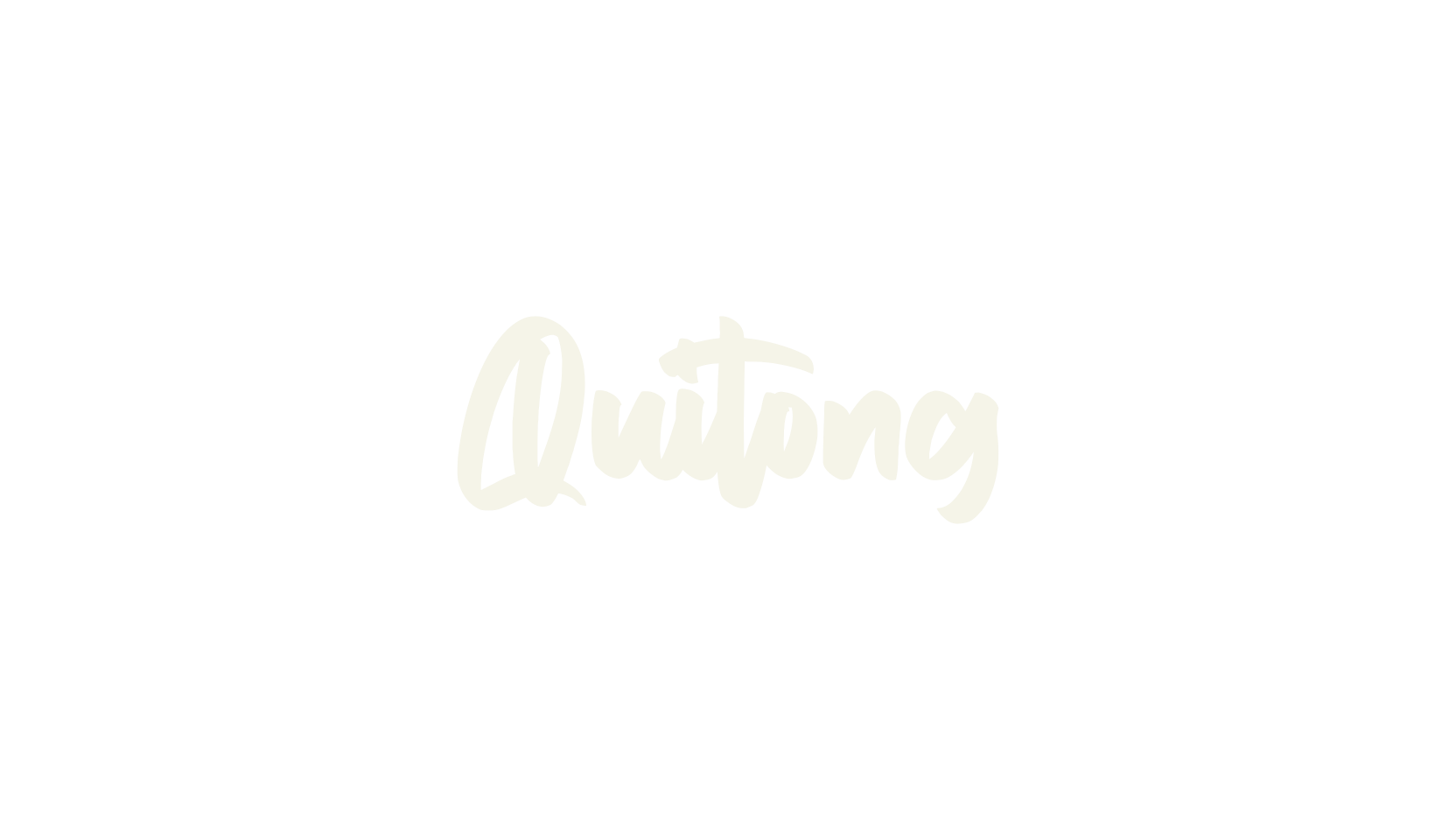 Quitong, handwriting font preview