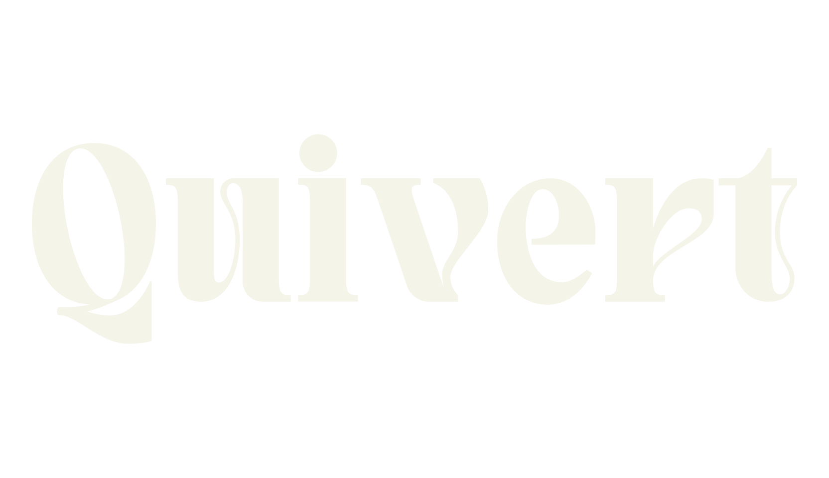 Quivert, pretty font preview