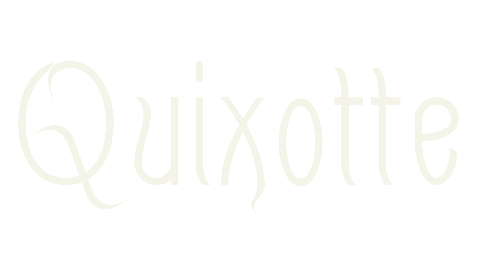 Quixotte, display market font preview