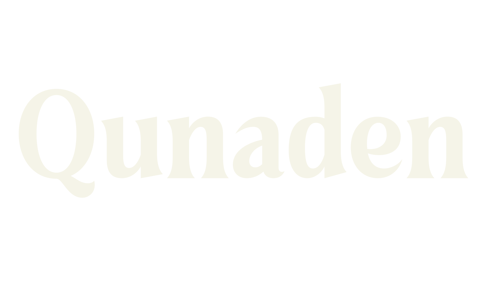 Qunaden, serif font preview