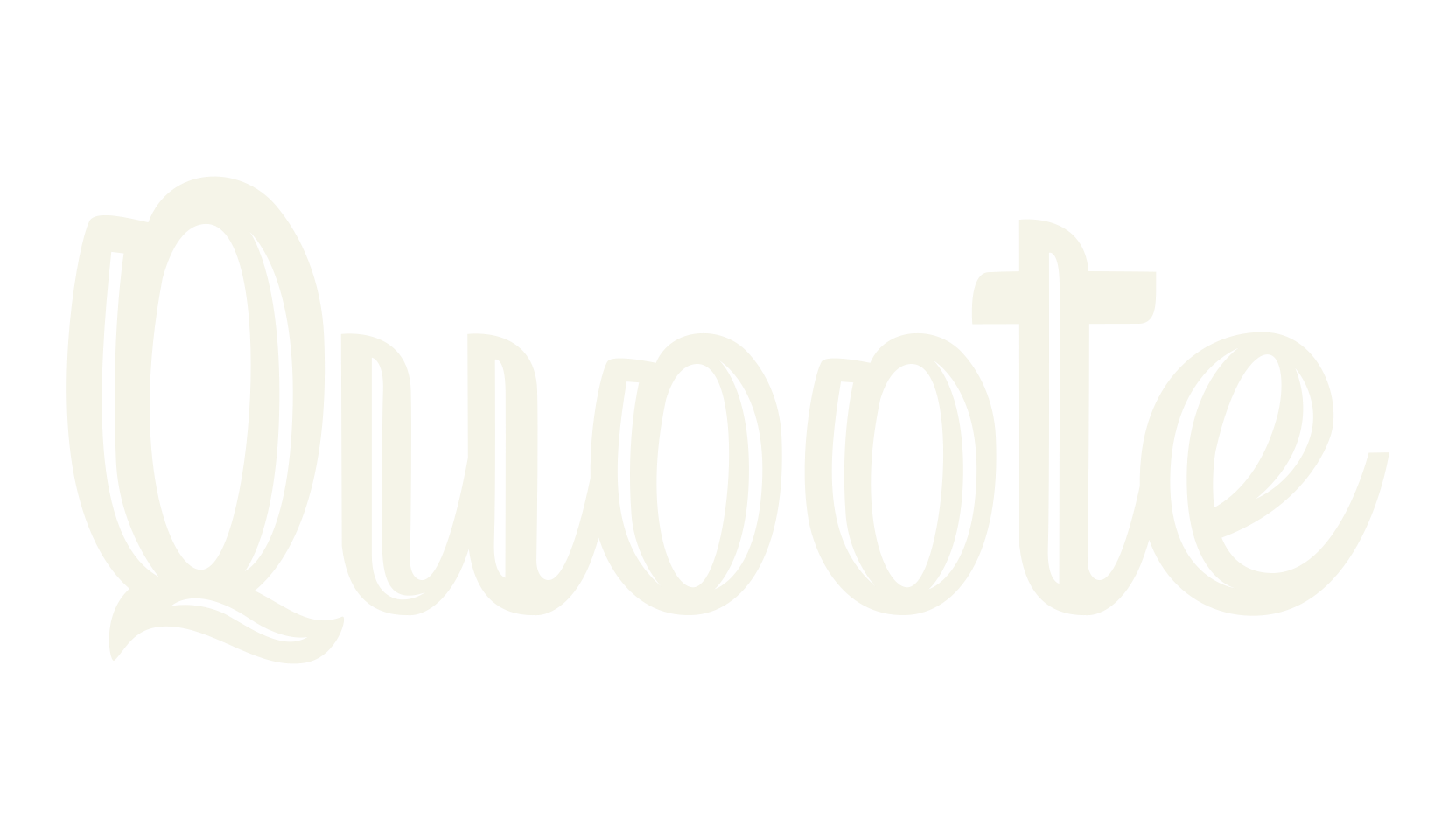 Quoote, stylish font preview