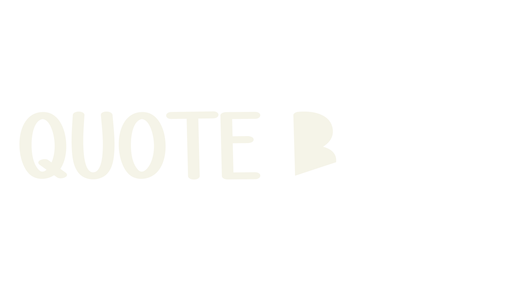 Quote Baby, handwriting font preview