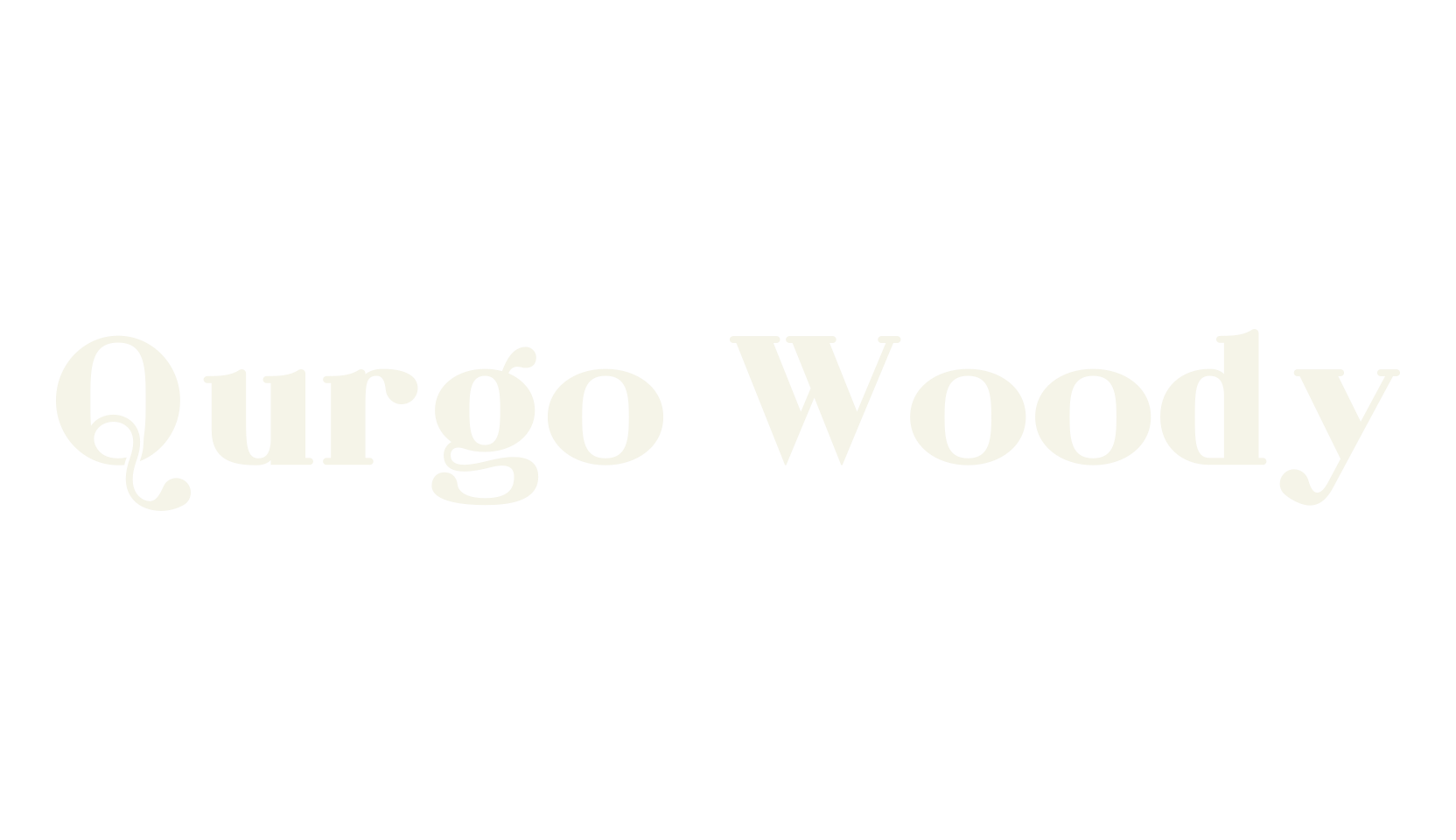 Qurgo Woody, art deco font preview