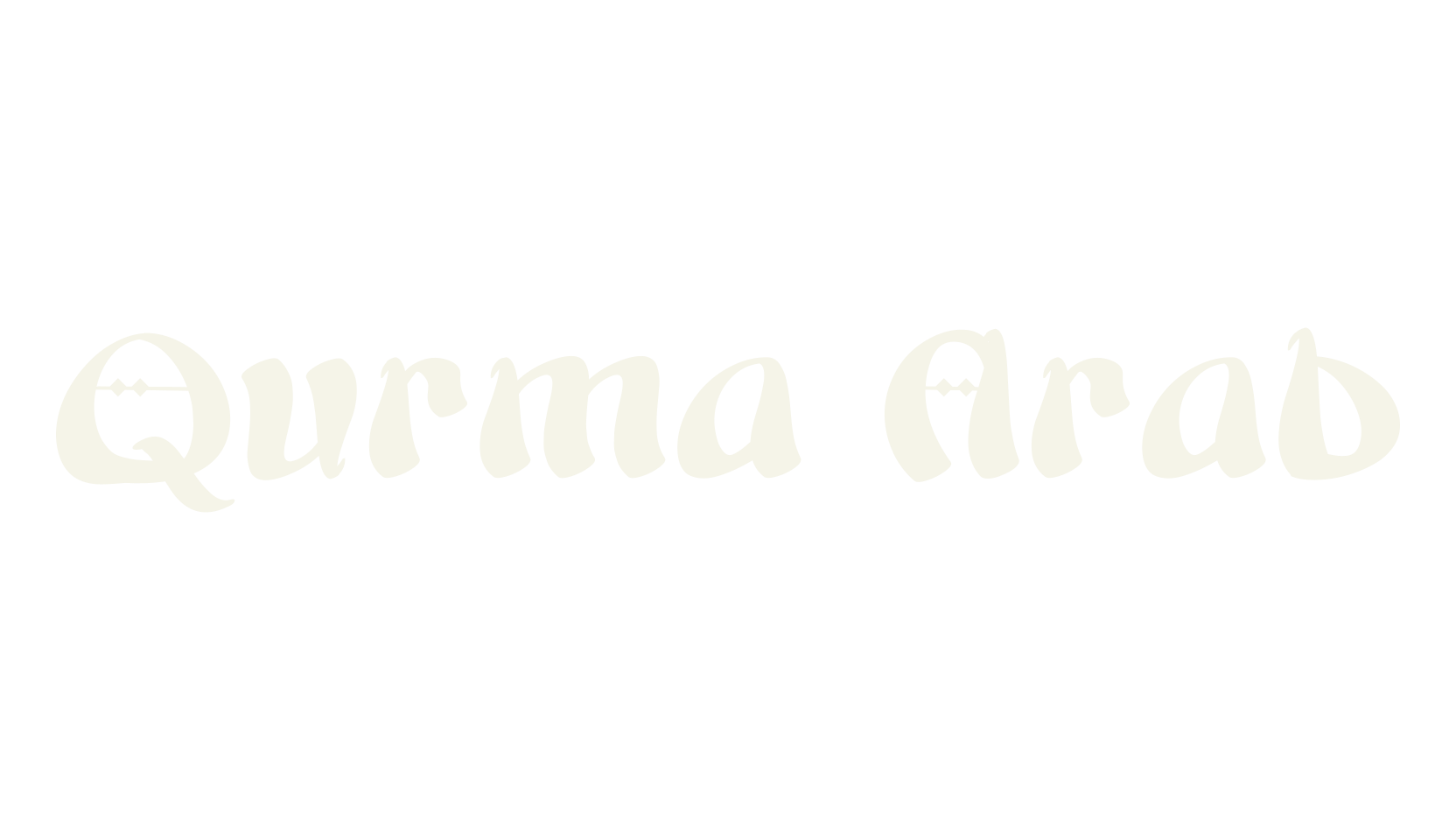 Qurma Arab, arabic font preview