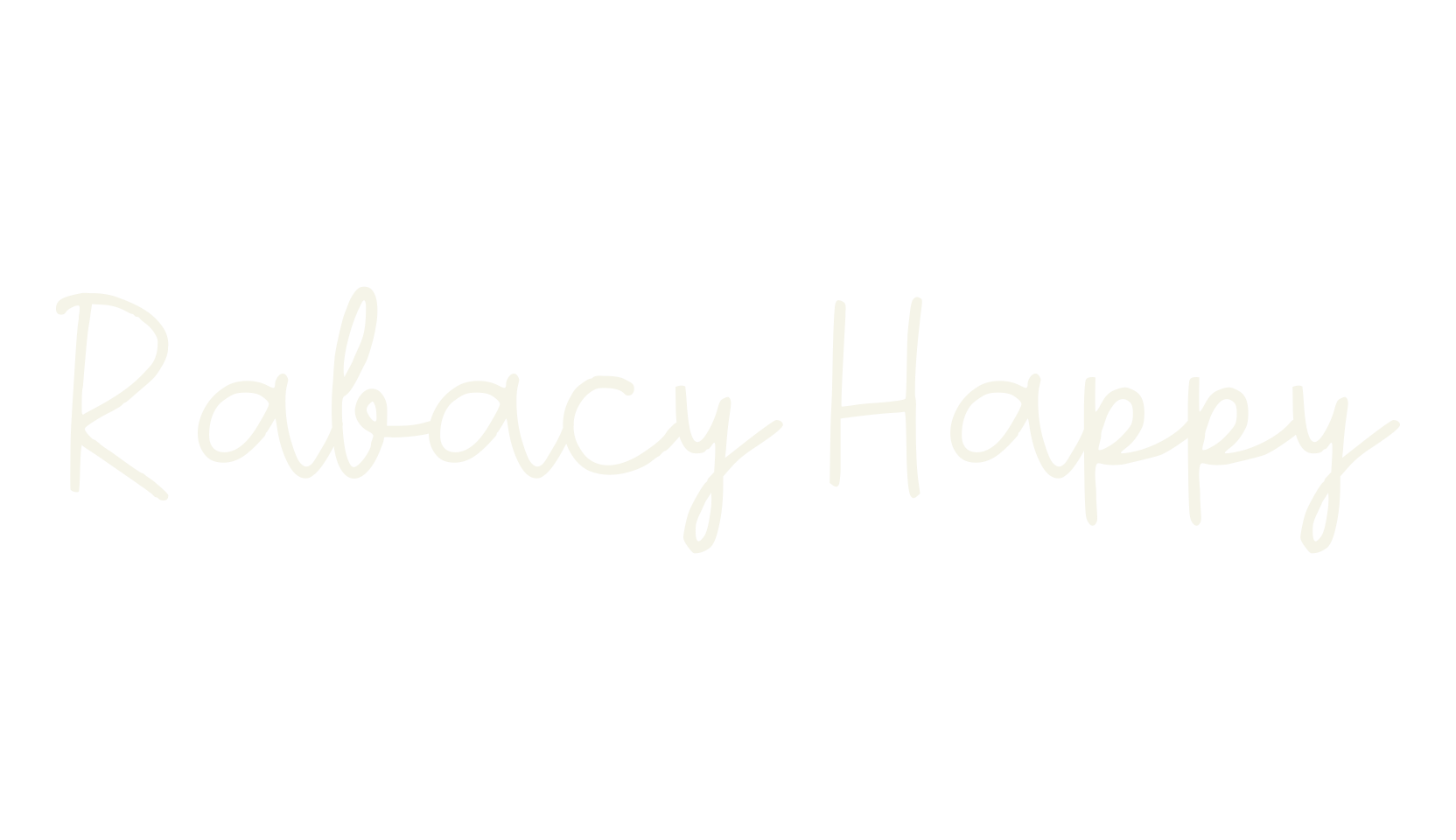 Rabacy Happy, birthday font preview