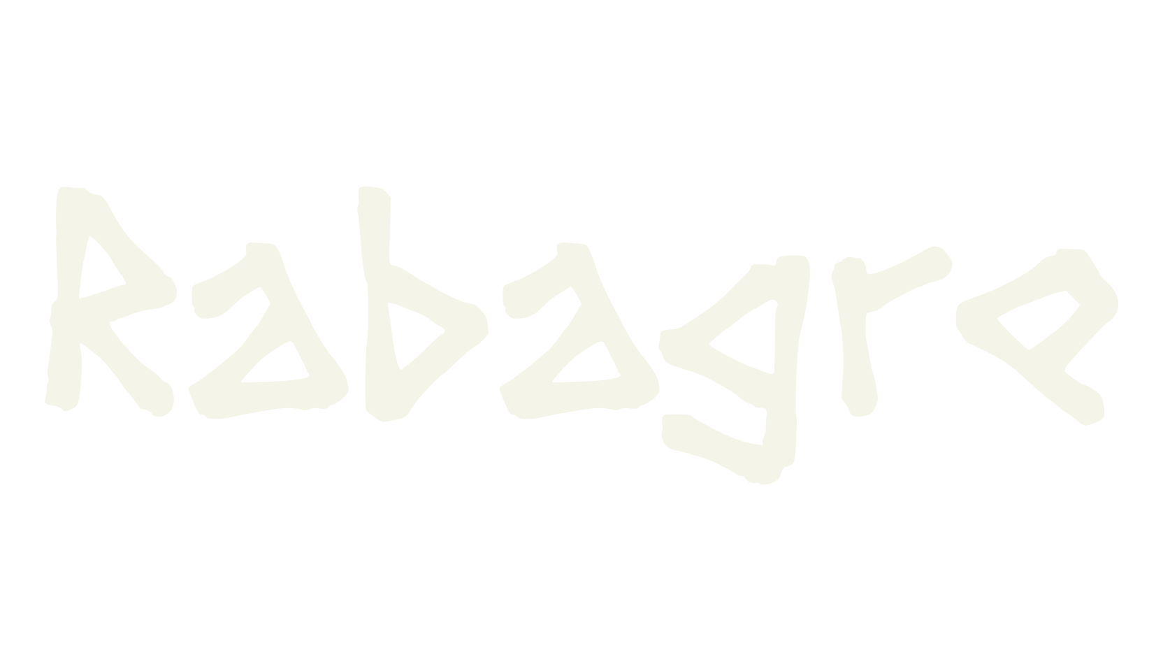 Rabagre, greek font preview