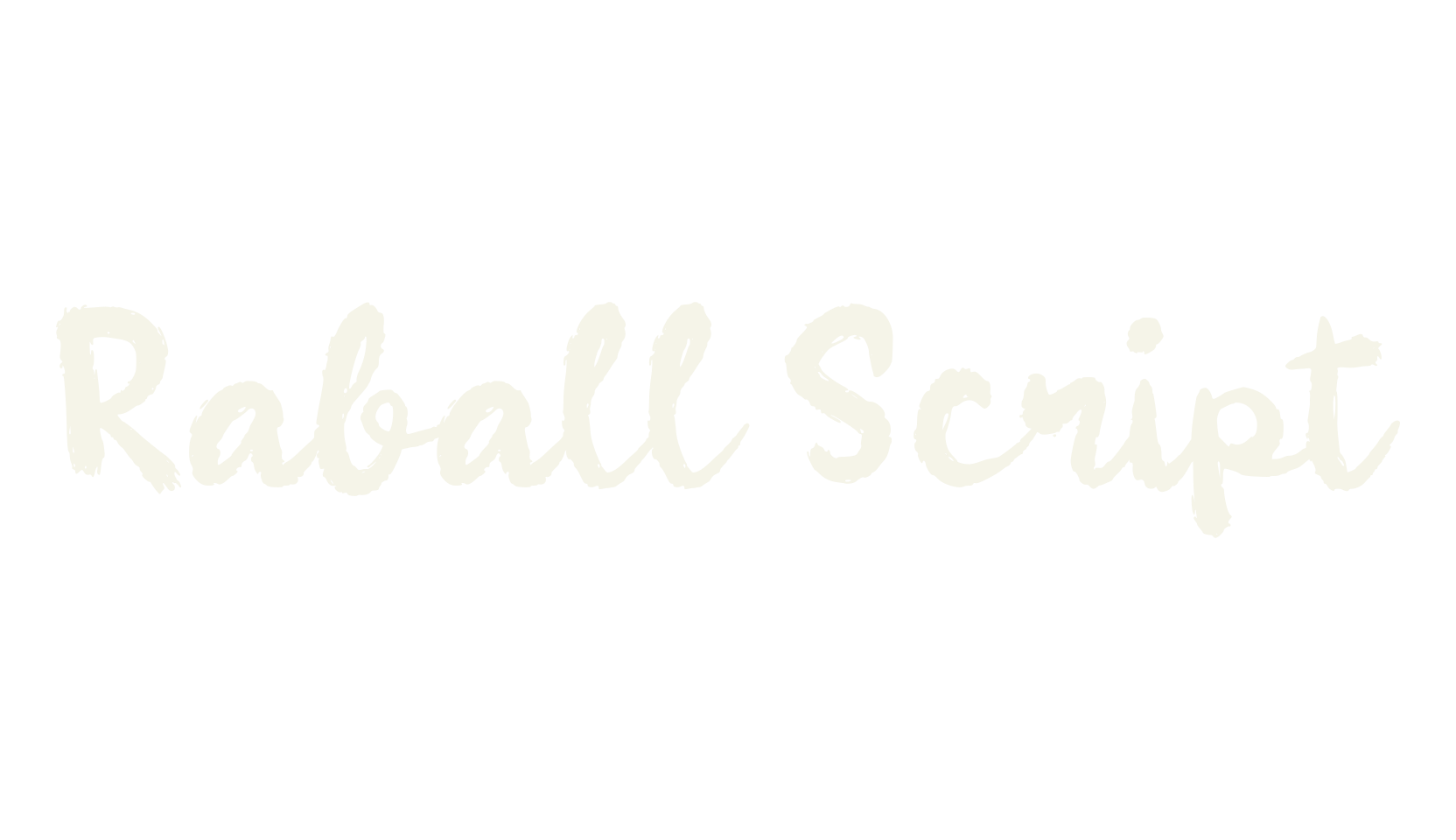 Raball Script, fashion script font preview