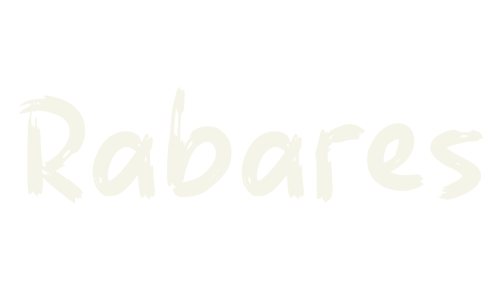 Rabares, fashion sign font preview