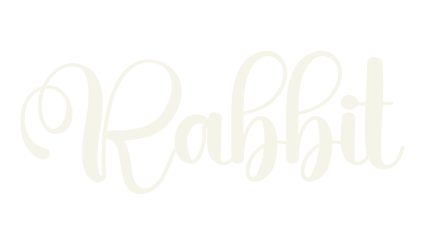Rabbit, animal font preview