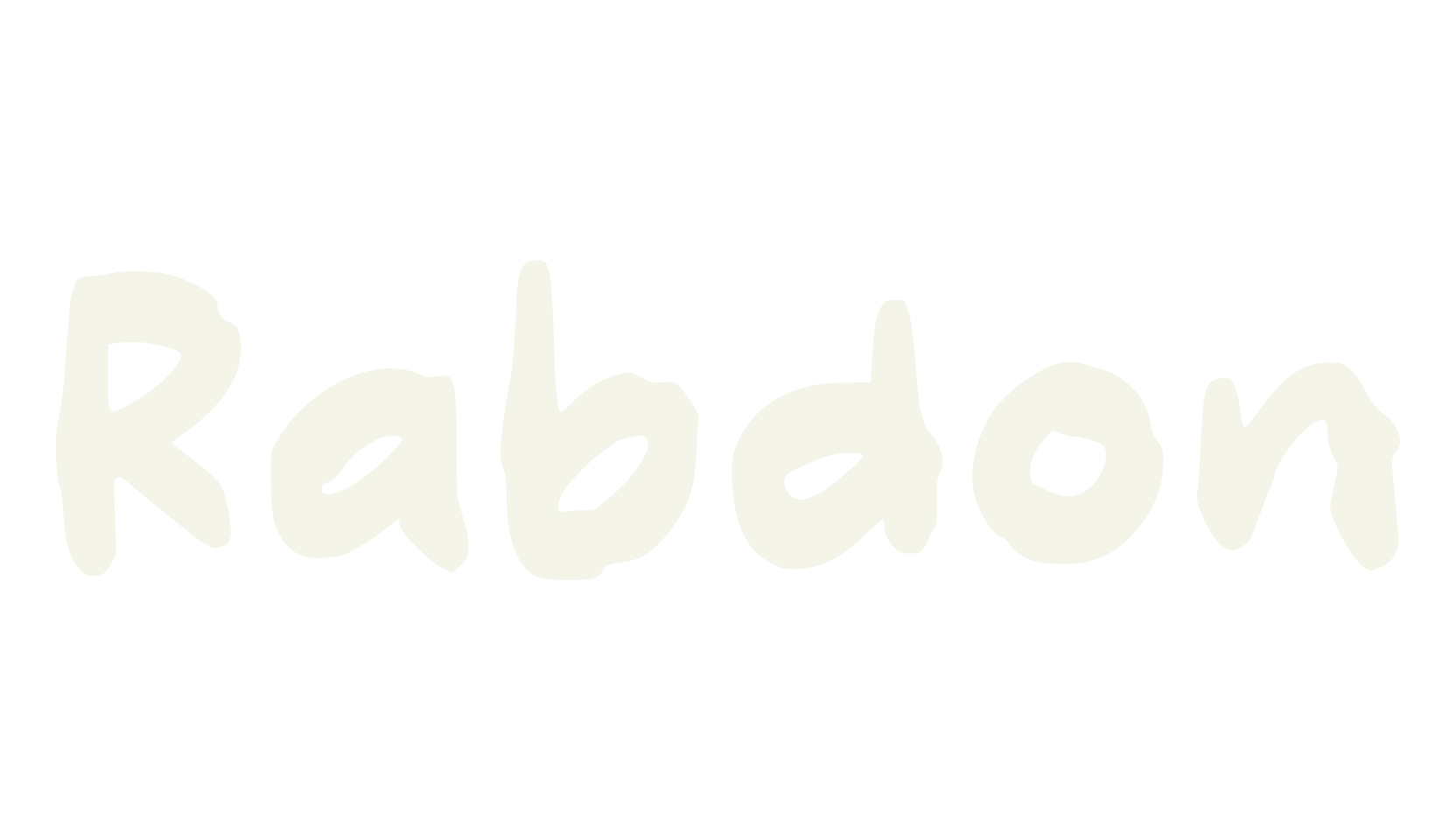 Rabdon, handwritten font preview