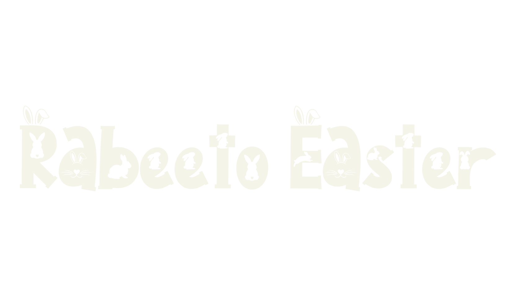 Rabeeto Easter, easter font preview