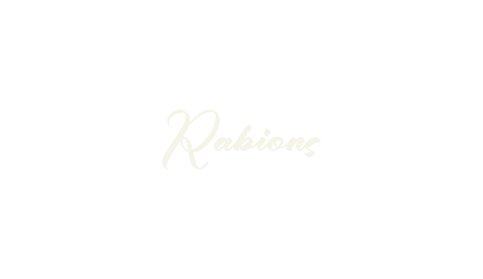 Rabions, watermark font preview