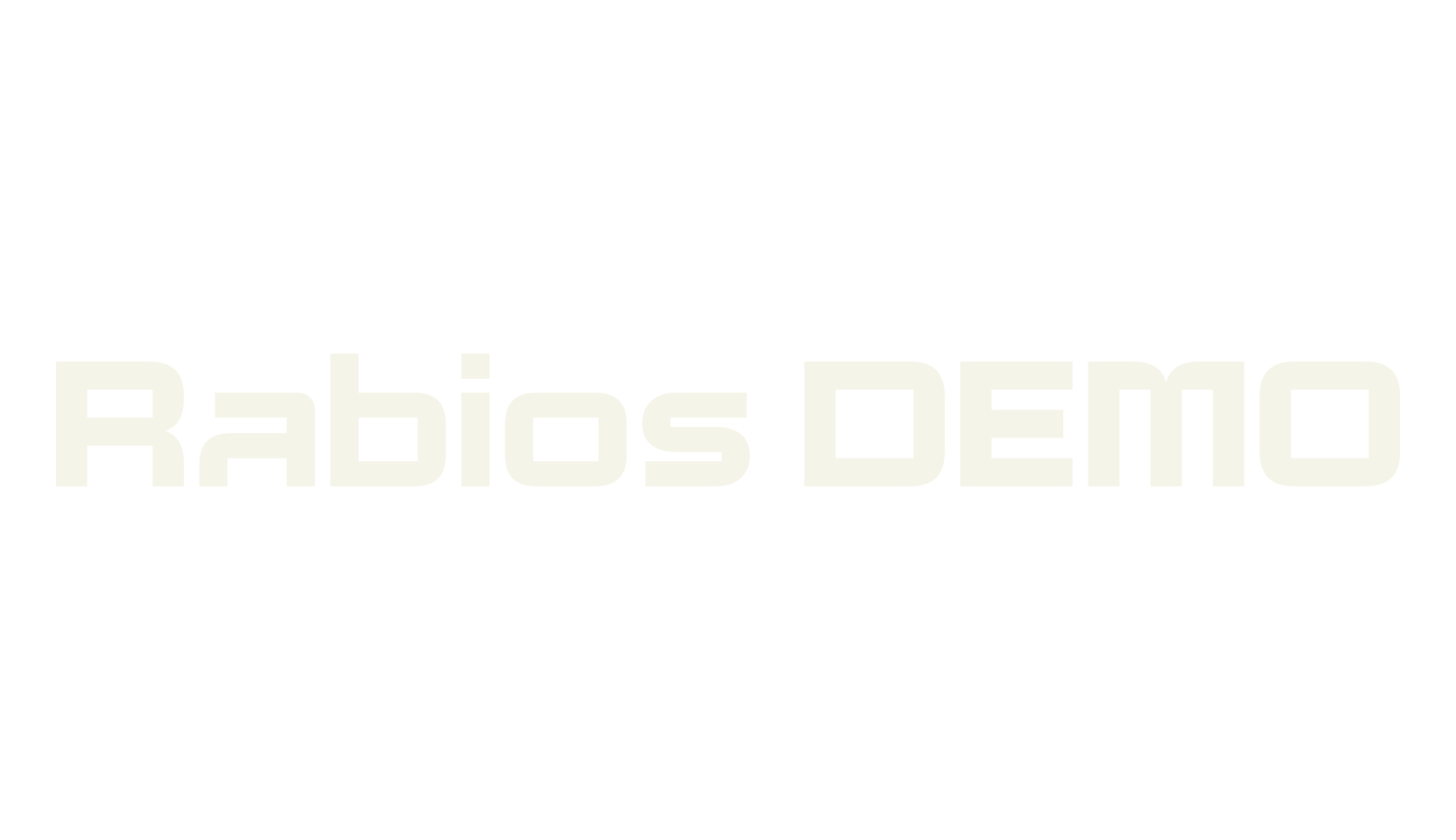 Rabios DEMO, futuristic font preview