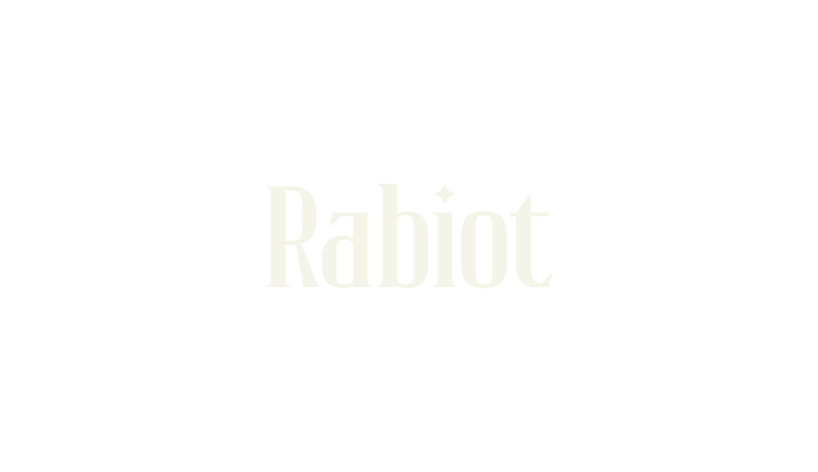 Rabiot, modern font preview