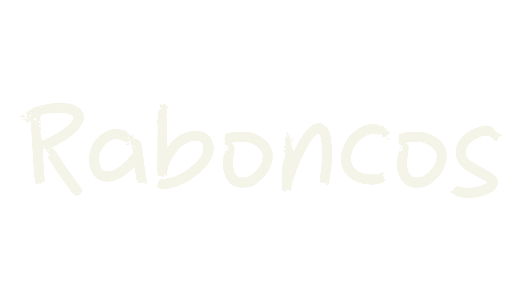 Raboncos, handwritten font preview