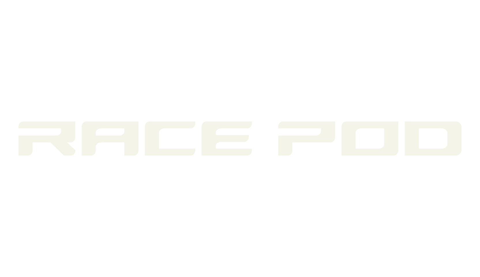 Race Pod, display market font preview