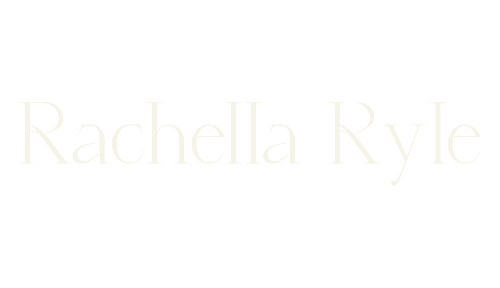 Rachella Kyle, clothing font preview