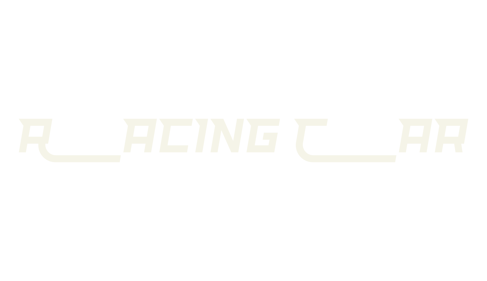 Racing Car, sans font preview