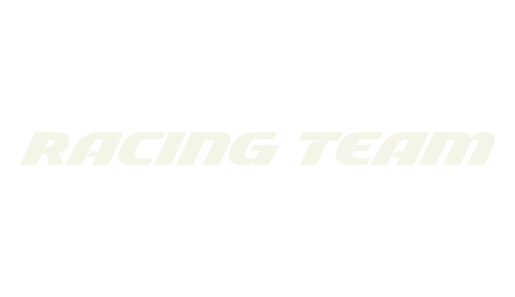 Racing Team, racing font preview