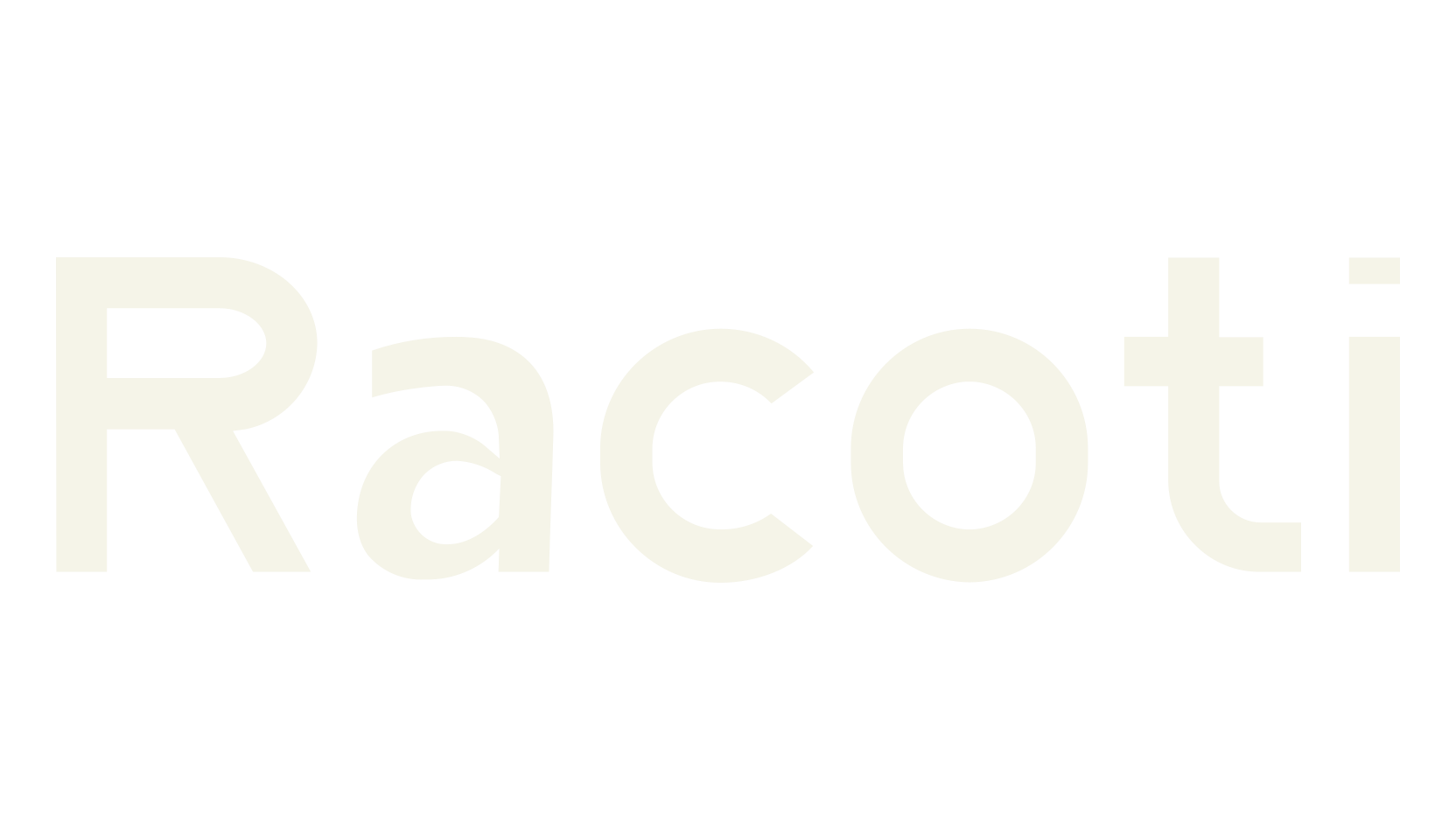 Racoti, sans serif font preview