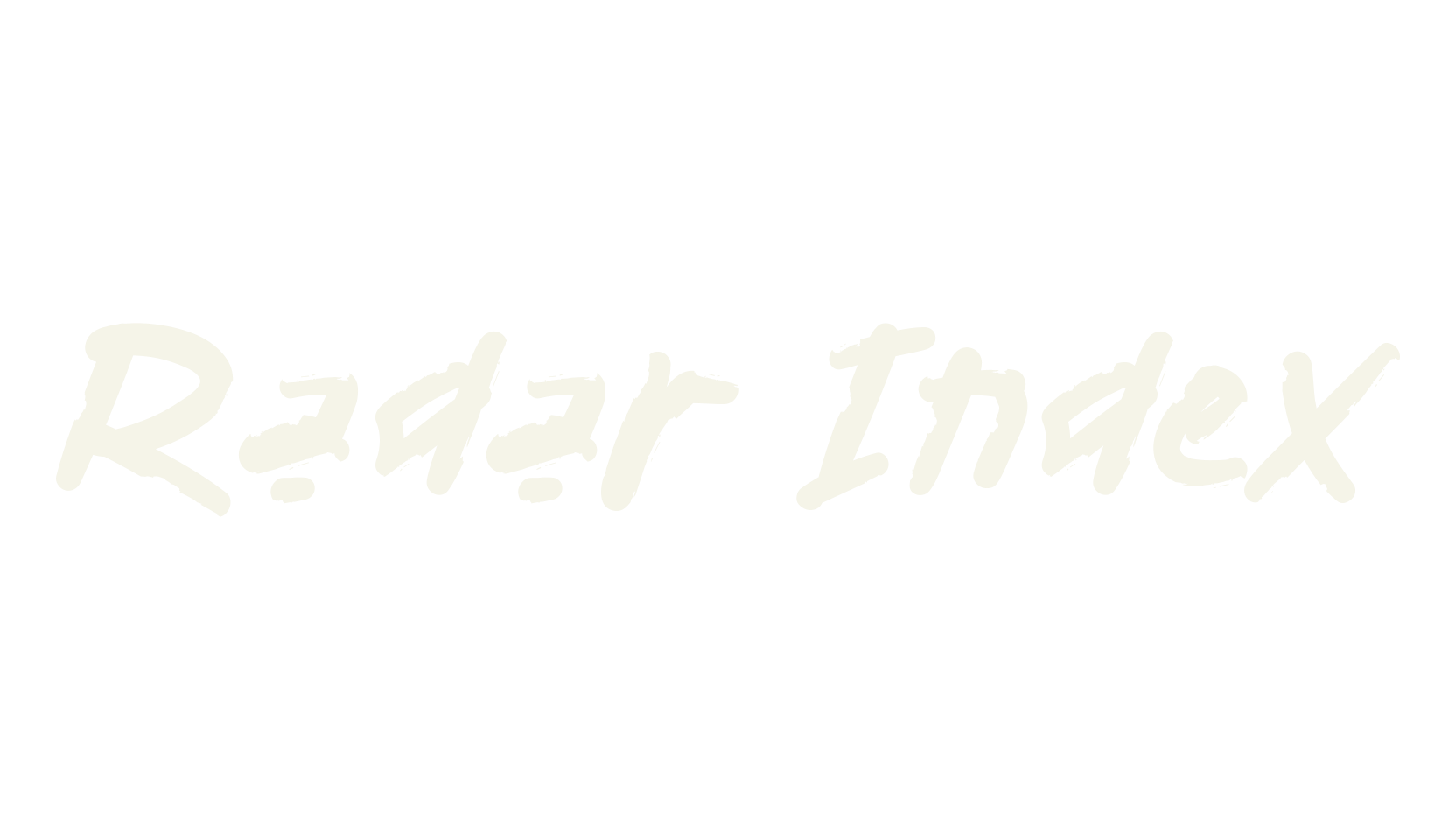 Radar Index, graffiti font preview