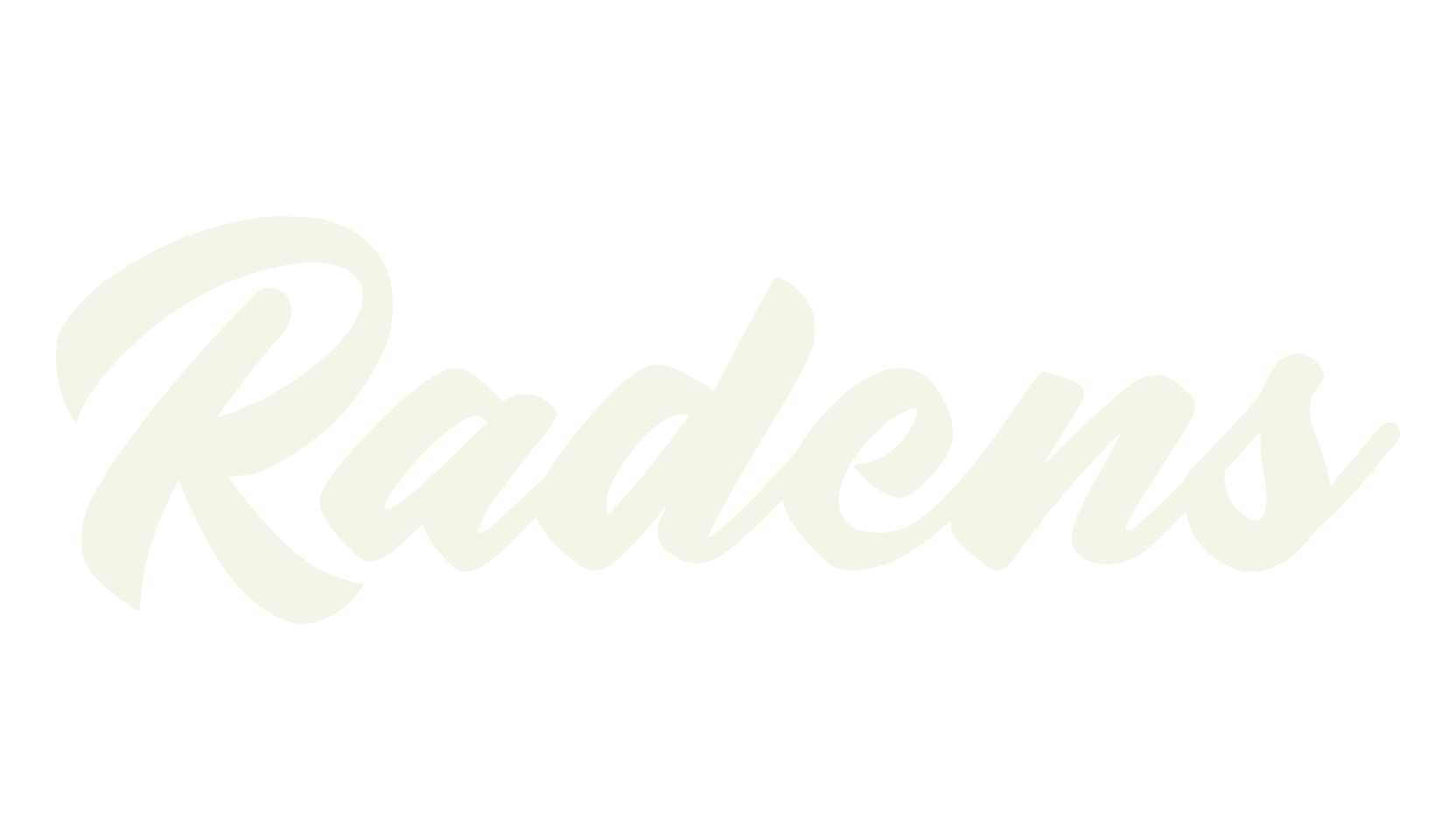 Radens, fashion script font preview