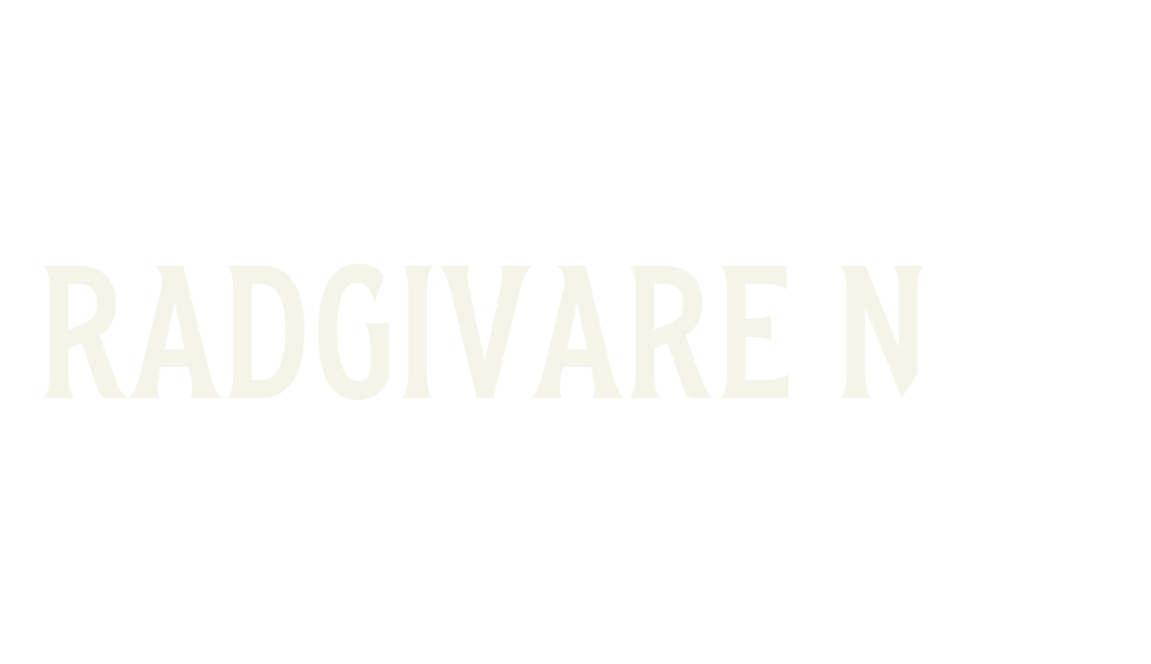 Radgivare No 1, victorian font preview