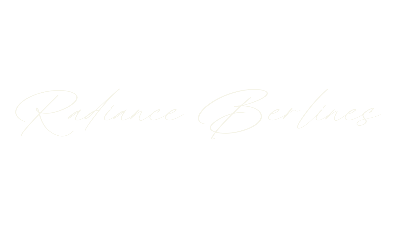 Radiance Berlines, calligraphy font preview