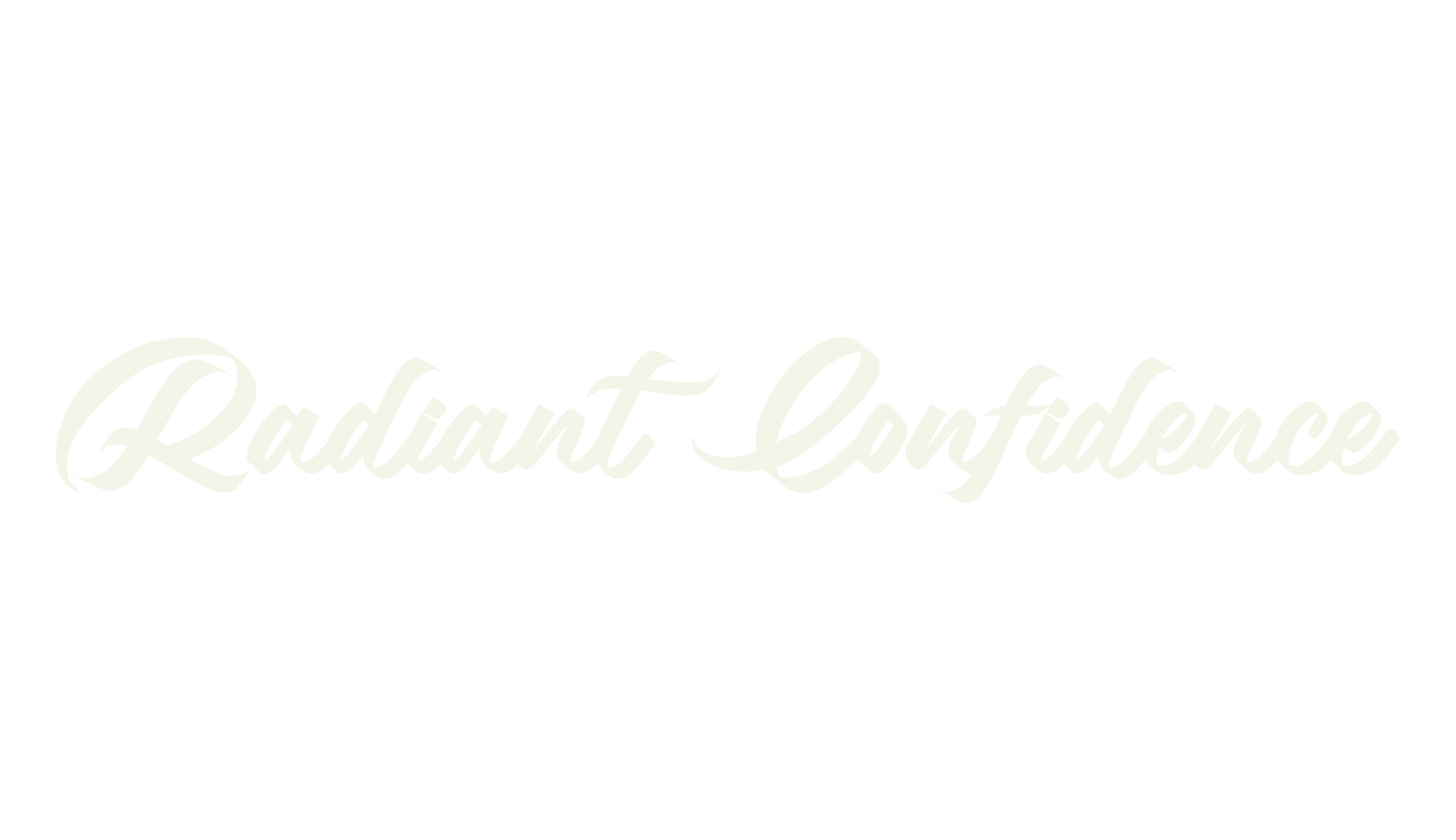 Radiant Confidence, fancy font preview