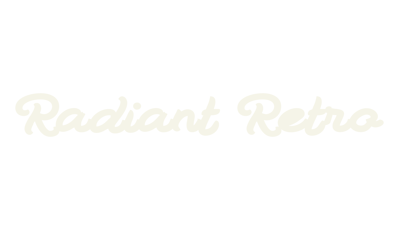 Radiant Retro, retro font preview