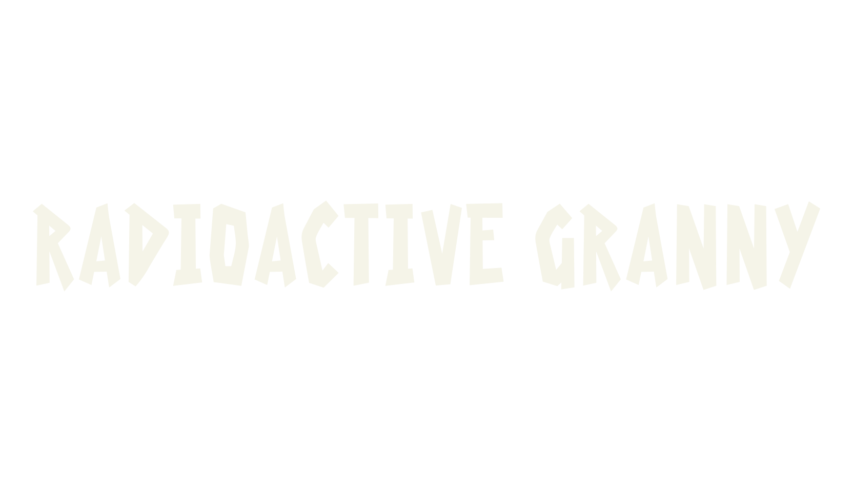 Radioactive Granny, display market font preview