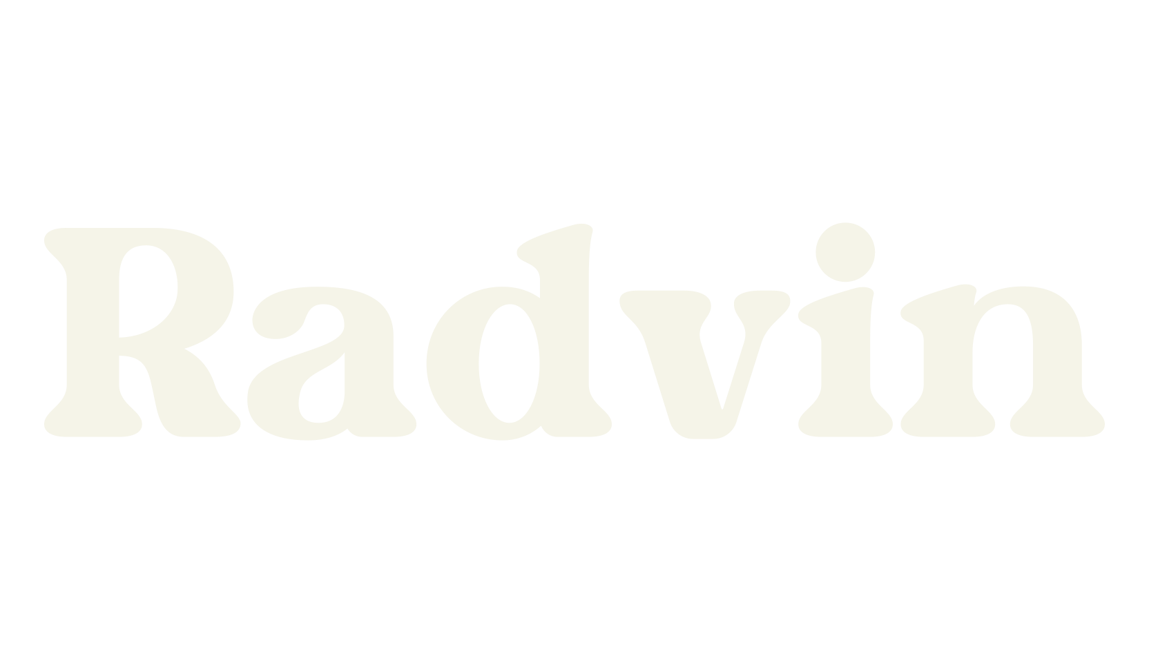 Radvin, bold font preview