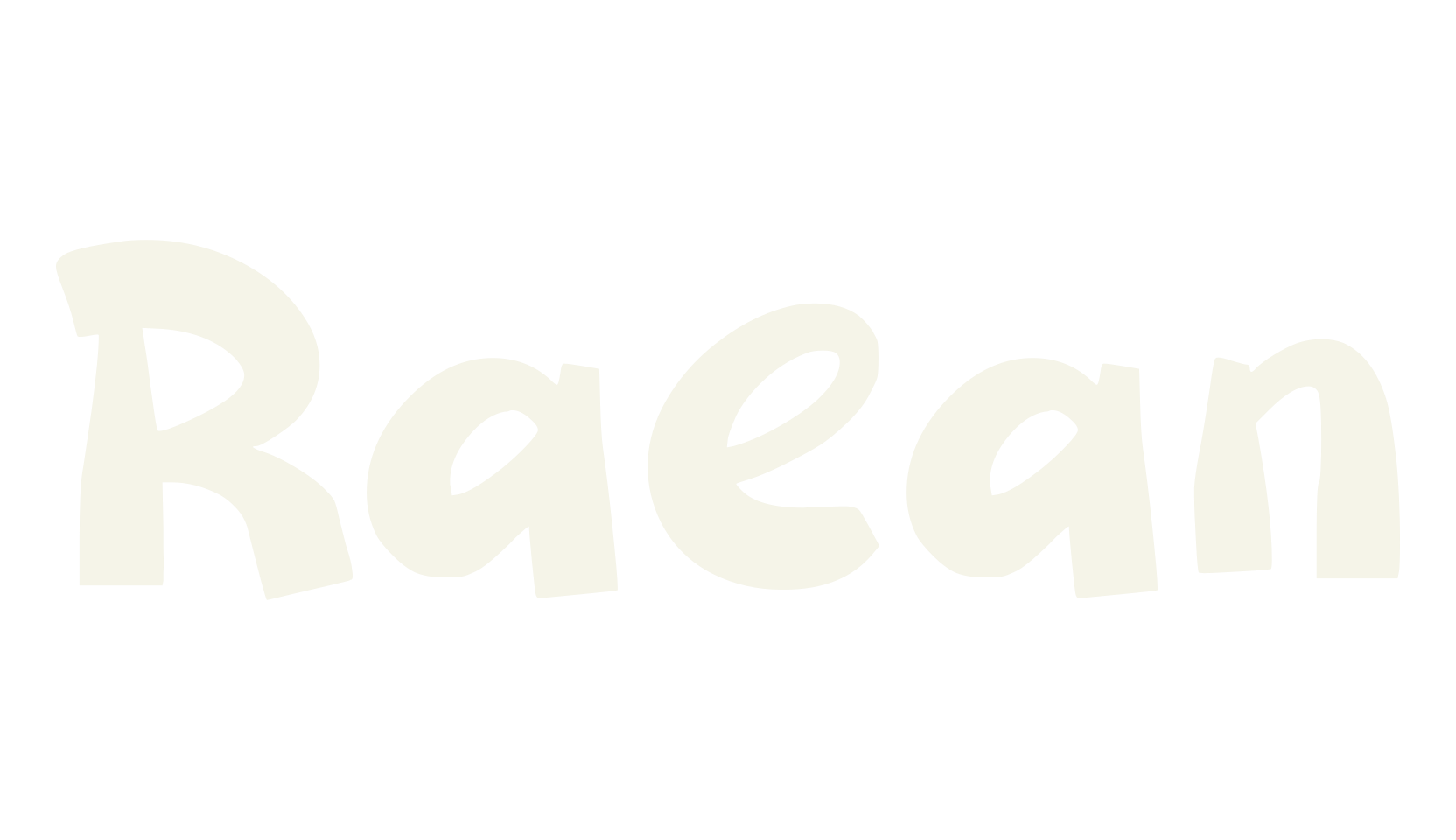 Raean, lettering font preview