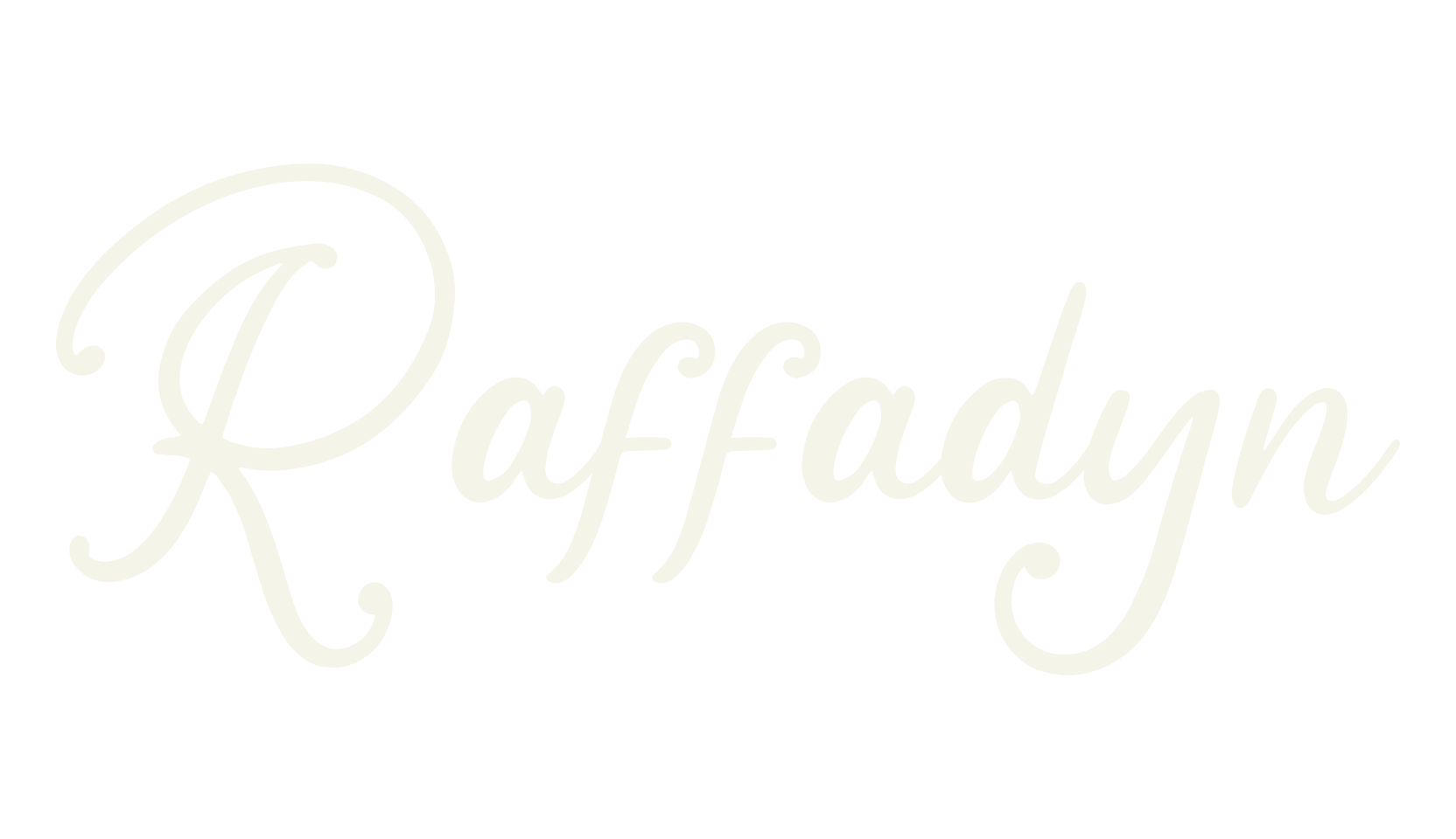 Raffadyn, cursive font preview
