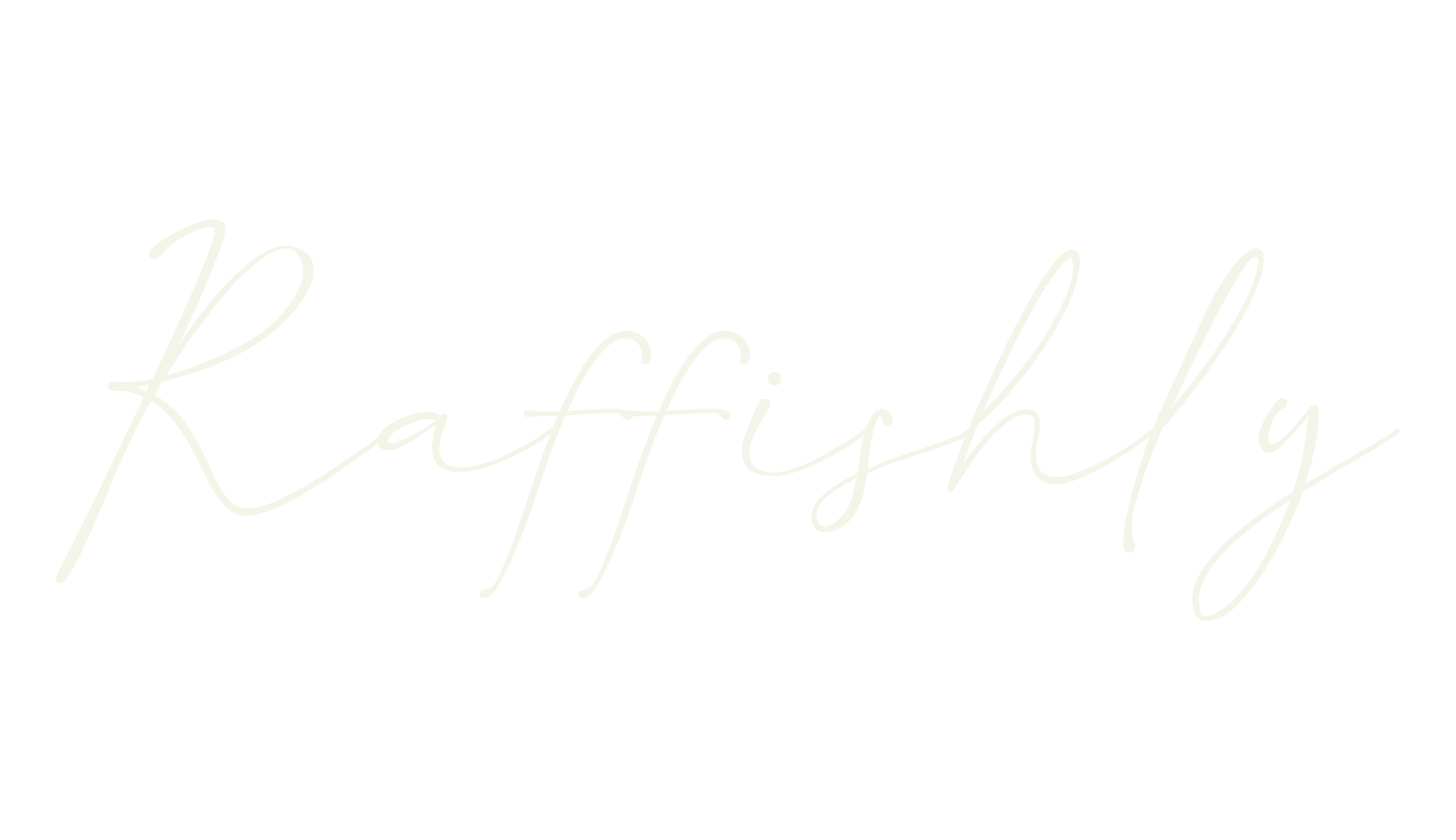 Raffishly, fashion script font preview