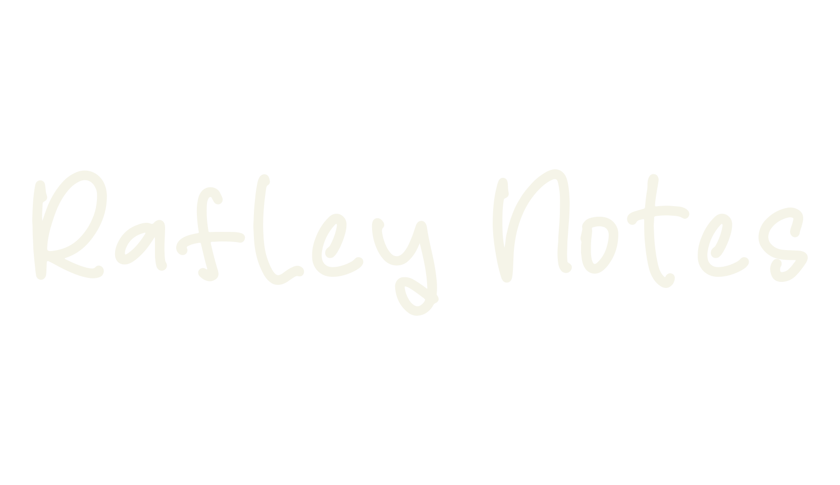 Rafley Notes, script font preview