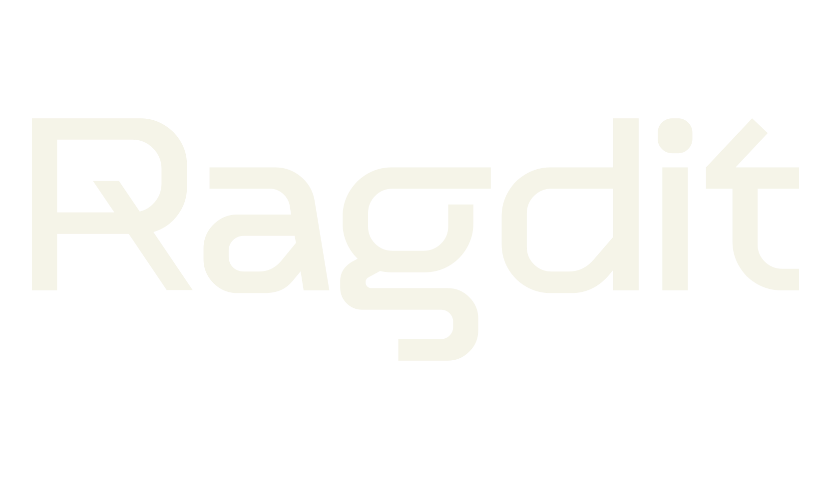 Ragdit, number font preview