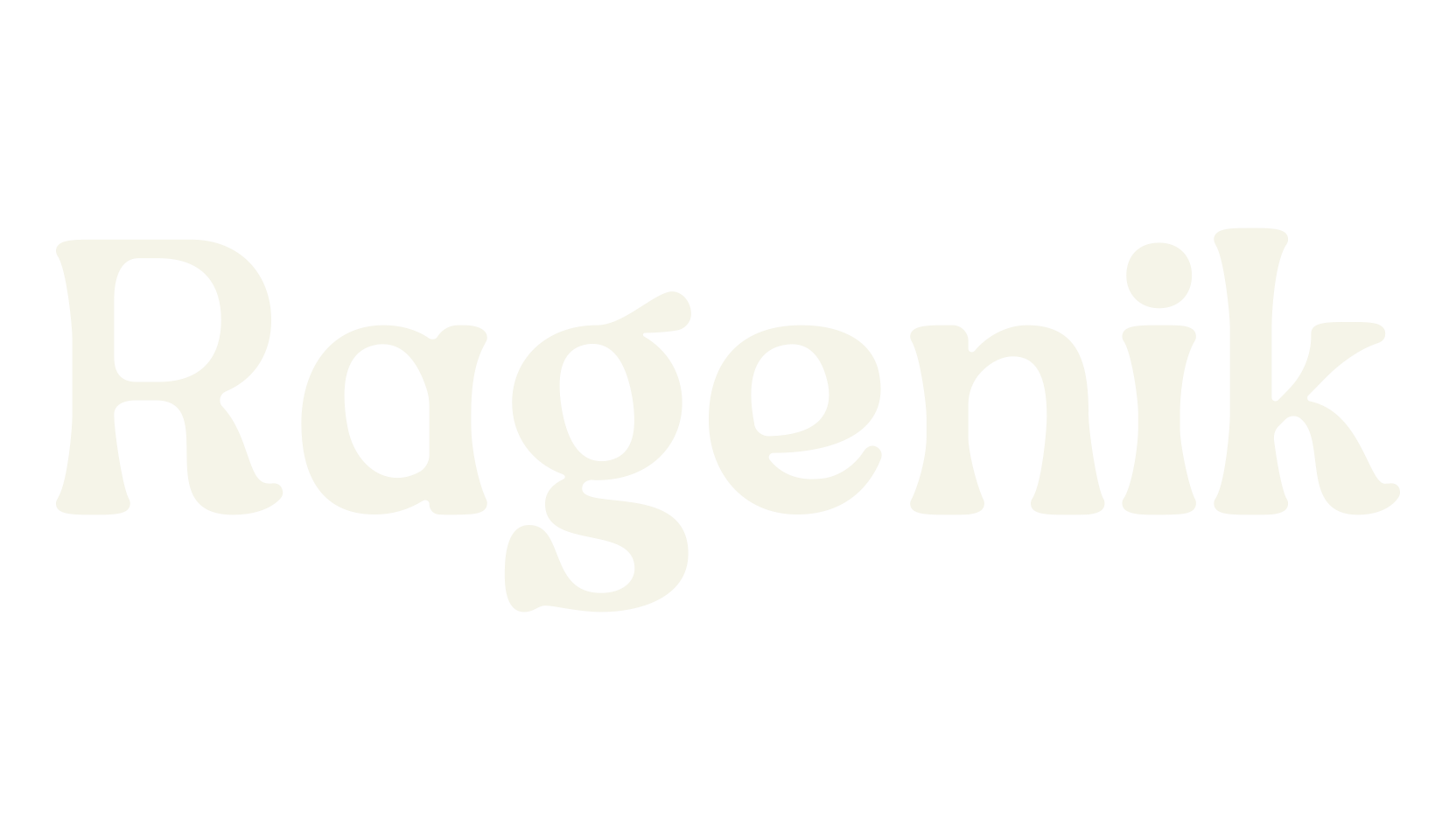 Ragenik, serif font preview